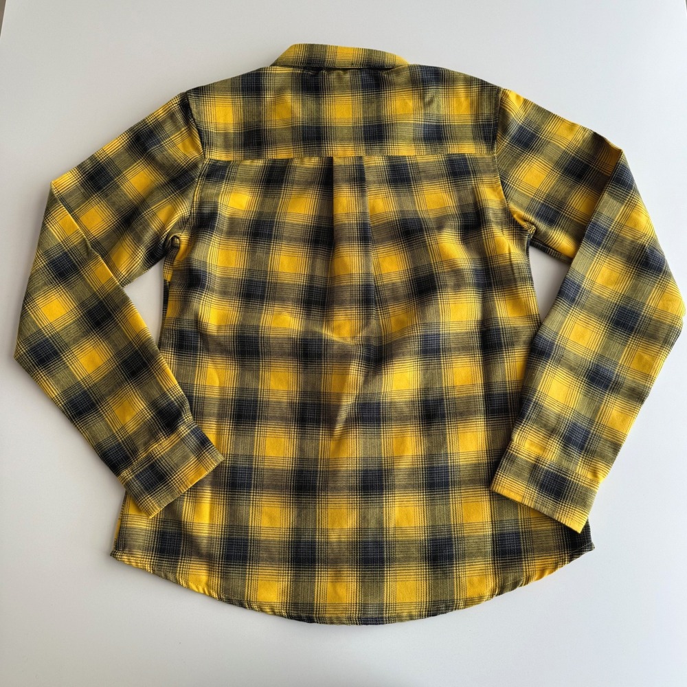 Dixxon NWT Parham Panhead J & P Cycles Bumblebee Flannel Snap Up Shirt M - Picture 3 of 11